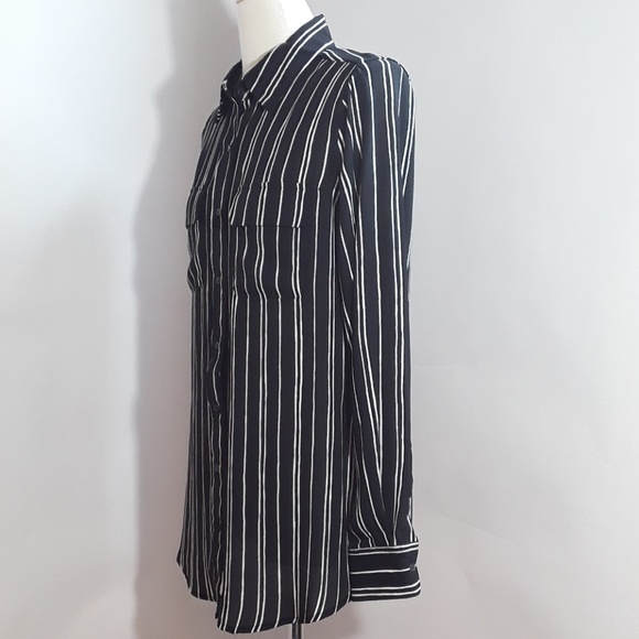 WhoWhatWe collared pinstripe shirt - Picture 2 of 5